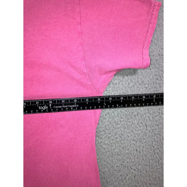 Motorsports T-Shirt‎ Women M Pink Graphic Oversized Boxy Retro Racing 90s Sporty - Image 4