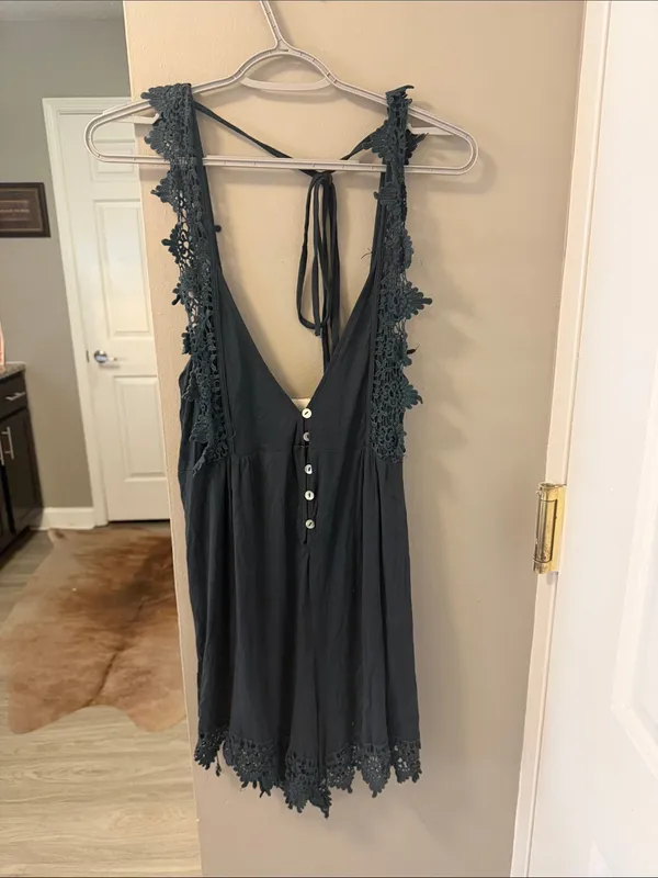 $85 NWT POL Gypsy boho romper western lace playsuit S - Image 5