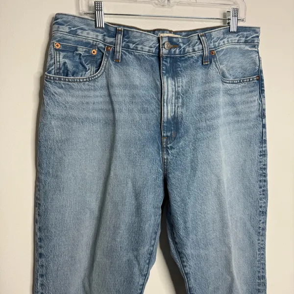 NWOT Madewell The '90s‎ Straight Jean Mercer Wash Size 32 Minimalist Soft Girl - Image 3