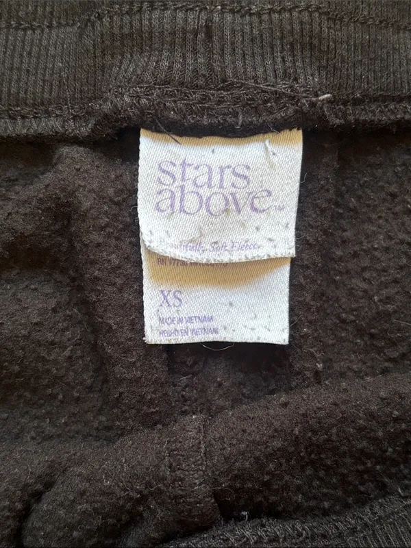 Stars Above Black Star Print Sweatshirt & Jogger Set - Image 7