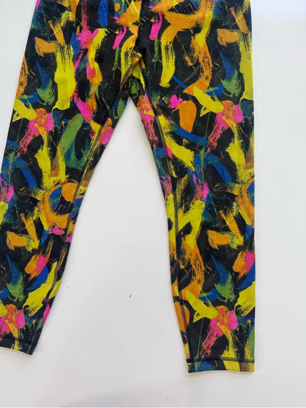 lululemon Wunder Train High-Rise Tight 25" - Undertone Black Multi - Size 12 - Image 6
