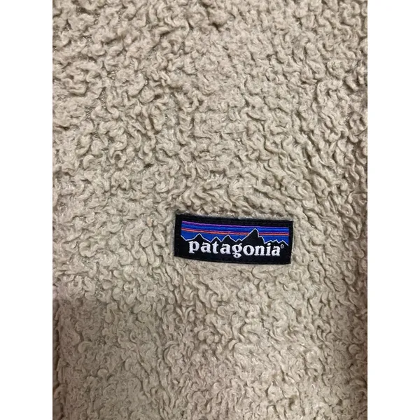 Patagonia Los Gatos Jacket Sherpa Beige Oatmeal Full Zip Size Large - Image 4