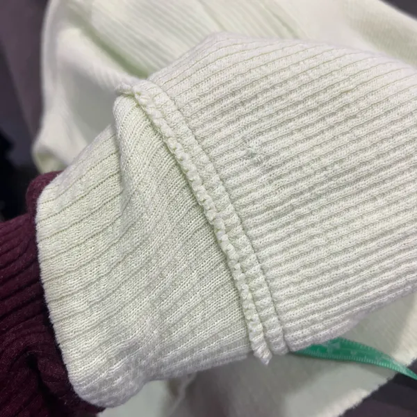 Aerie Light Green Waffle‎ Knit Oversized V-Neck Pullover Sweater Size XS - Image 9