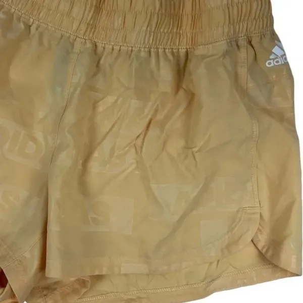 Adidas‎ Women's Aeroready Activewear Shorts Orangish Yellow Size M - Image 6
