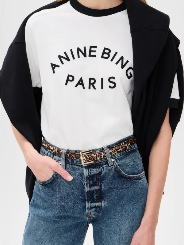 Anine Bing Nicola Link Belt in Leopard NWT - Image 2
