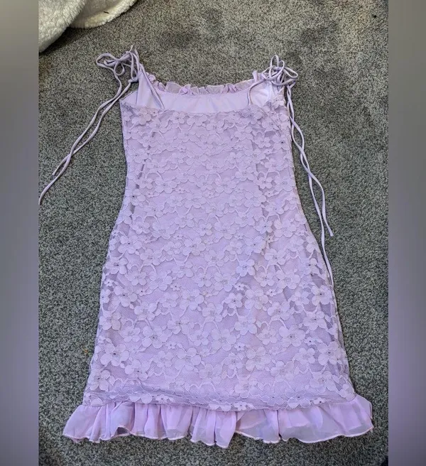 Lucy in the Sky Purple Mini Dress - Image 4
