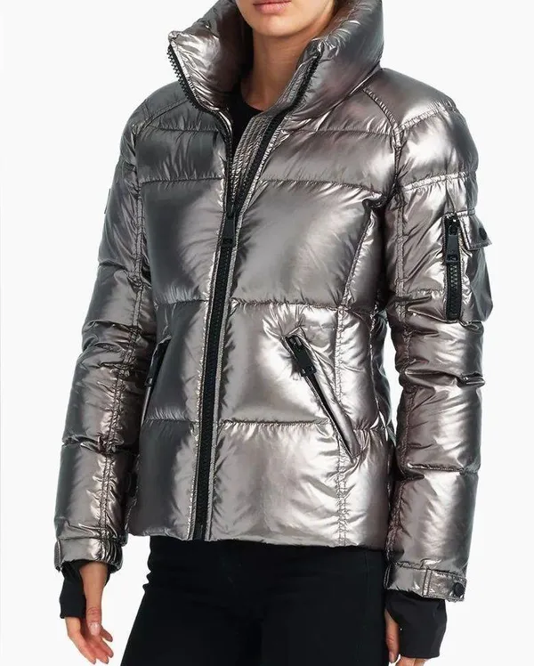 SAM. Freestyle Down Puffer Jacket in Gunmetal size Small (S) - Image 2
