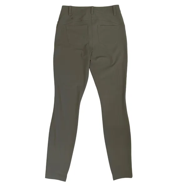 Lululemon City‎ Sleek 5 Pocket High Rise Skinny Pant Grey Sage 29 EUC - Image 4