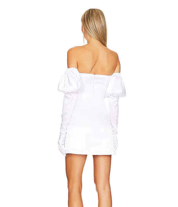 Revolve Eva Strapless Bridal Dress - Image 4