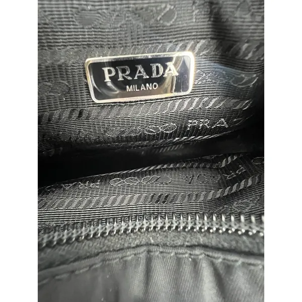 Prada Re-Edition 2000 Re-Nylon Mini‎ Shoulder Bag Black - Image 11