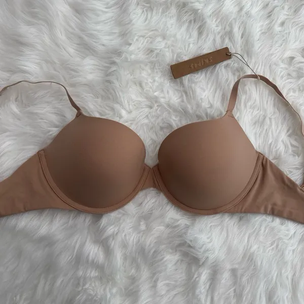 Skims Fits Everybody PushUp Demi Bra Clay Size 32DD - Image 3