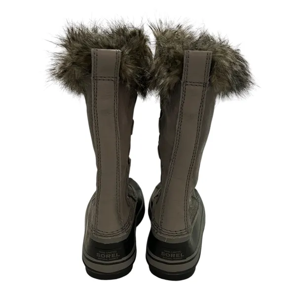Sorel Joan of Arctic Waterproof Winter Boots Quarry Gray Fur NL3481-052 Snowcore - Image 3