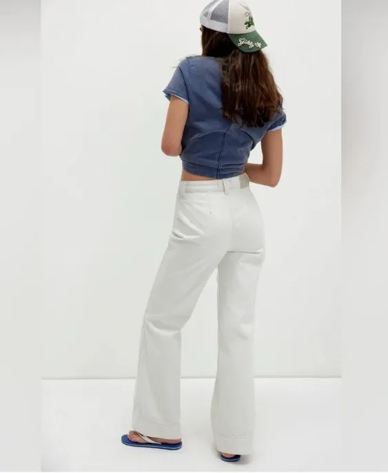 Free People We The Free Cerine Relaxed Bootcut Jeans - Image 3