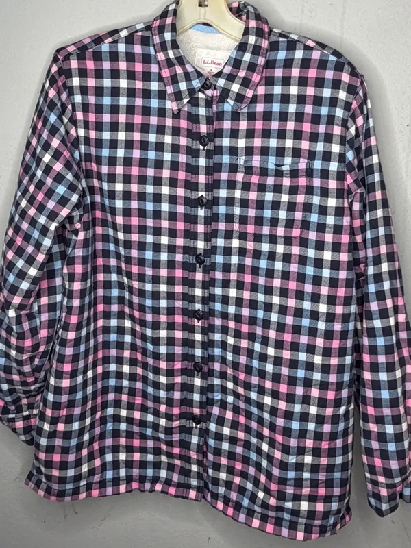 LL Bean Sherpa Lined Thick Shirt - Image 5