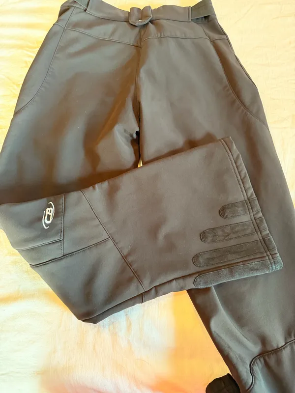 CB Sports Women’s Insulated Ski Snow Pants Black Fleece Lined Size Medium Winter - Image 4
