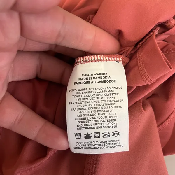 Nike Women Rosey Red Active Tennis Dress Built-in Shorts Pockets Small - Image 9