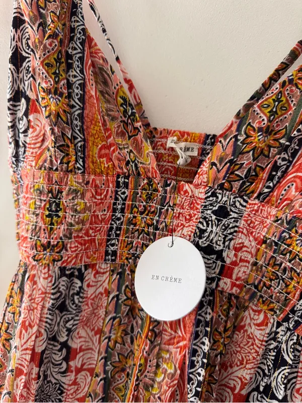 NEW!! En Creme Gorgeous Boho‎ Pattern Maxi Dress - Image 7