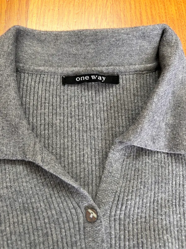 One Way Grey Nites Long Sleeve Top - Image 4