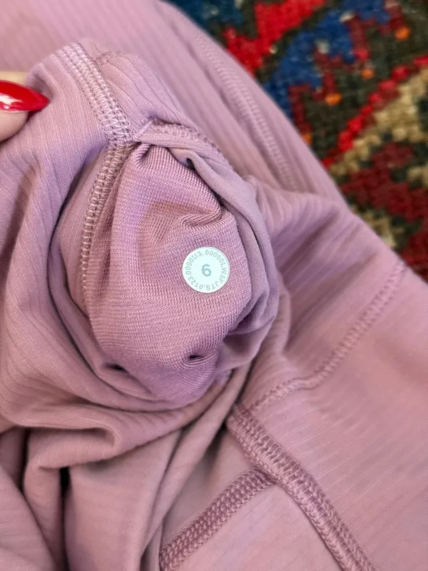 Lululemon Leggings Align Ribbed High-Rise‎ Pant 25" Pink Nulu - Image 2