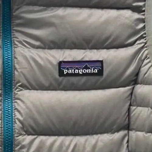 Patagonia Down Puffer Vest Gray‎ Small - Image 4