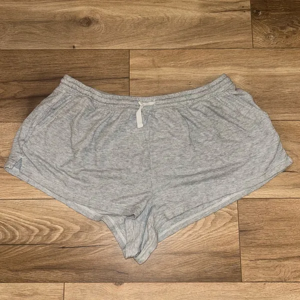 Aerie Keep It 100 Terry Shorts in Light Gray - Image 2