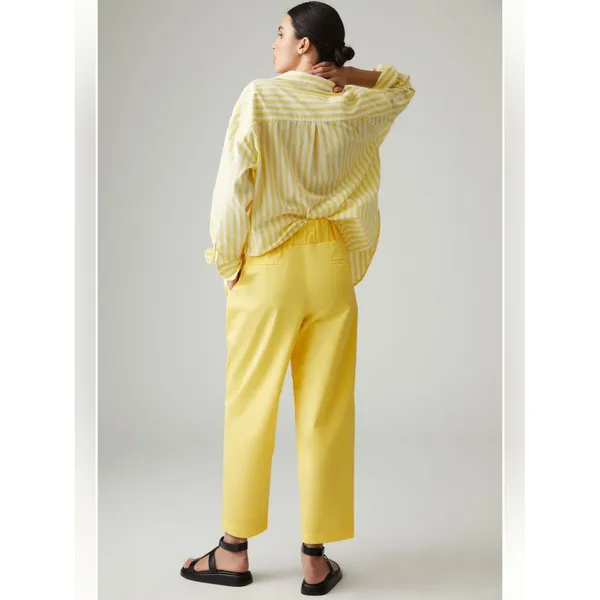 Anthropologie Exquise Barrel-Leg Chino Pants - Image 6