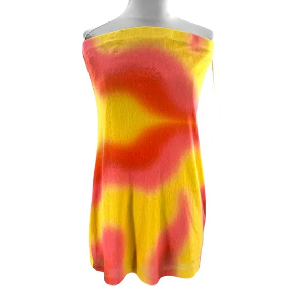 With Jean Frankie tube Dress Ziggy‎ multicolor sz L - Image 2