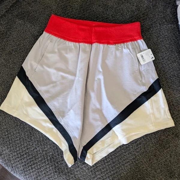 NWT Free People Hot Shot Harem Short Colorblock, Raindrop Combo - Image 6