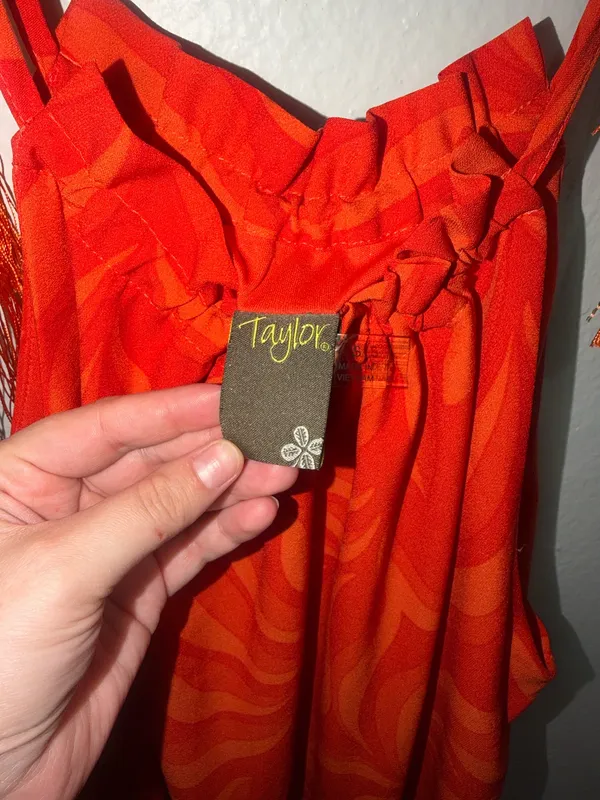 Taylor dress Orange - Image 2