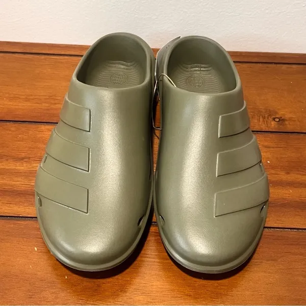 Adidas Adicane Unisex Olive Clog Size 8 or 9 #628 - Image 3