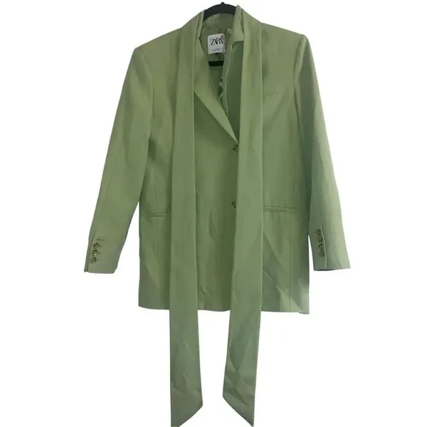 ✨Zara Pistachio Green Multi-Ways Sz XS Blazer✨ - Image 8