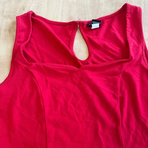 Torrid Square Neck Red Peplum Top 2X - Image 4