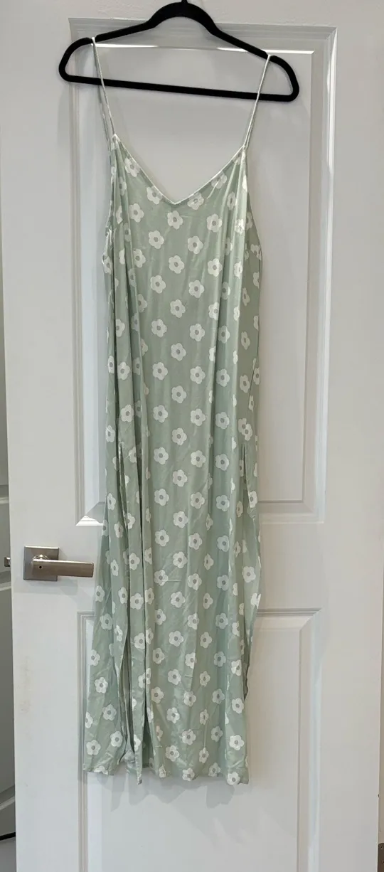 Motel Rocks Mint Green Floral Dress - Image 3