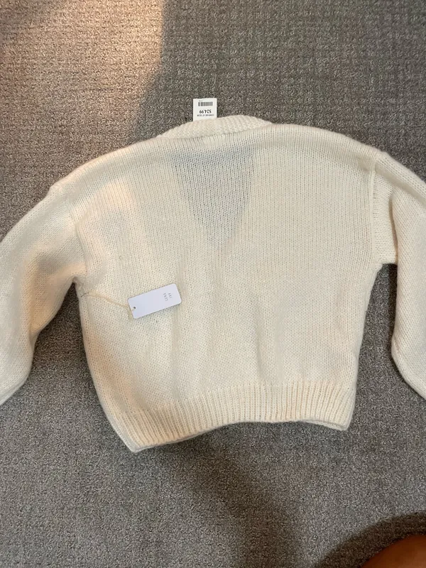 Bow sweater White Size M - Image 5