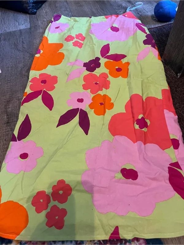 Sabo skirt floral print print midi skirt size 4 - Image 7
