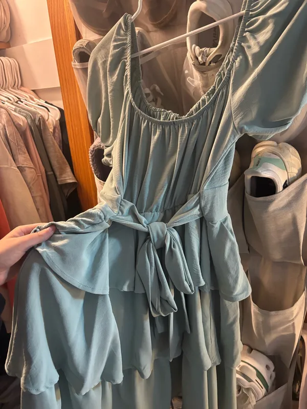 Sage Green Dress Dry Goods - Image 3