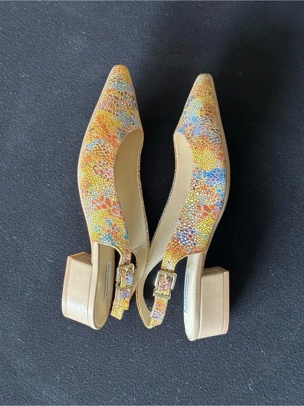 Alex Marie “Charlyn” Sling back block heels - Image 2