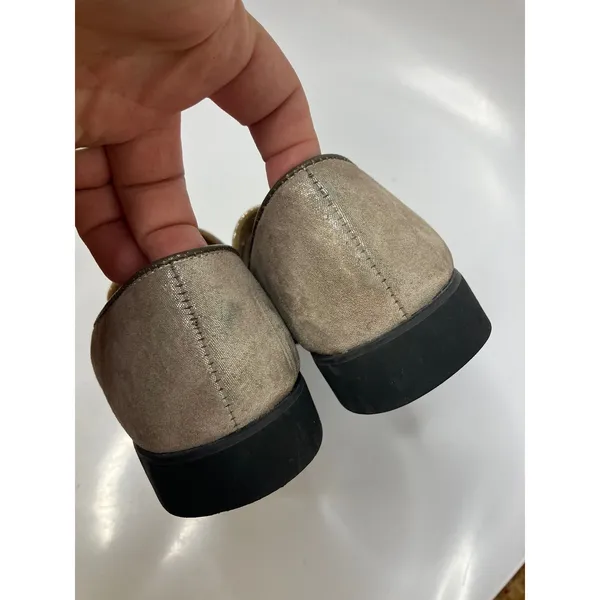 Hush Puppies nineteen fifty eight heirloom silver loafers slip on women's size 8 - Image 5