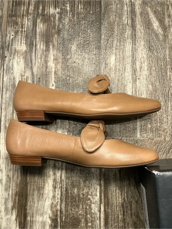 Bernardo Tan Knot-Detail Ballet Flat Size 7 - Image 13