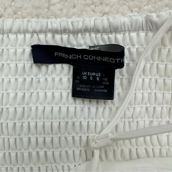 French Connection White Corset Dress - Image 10