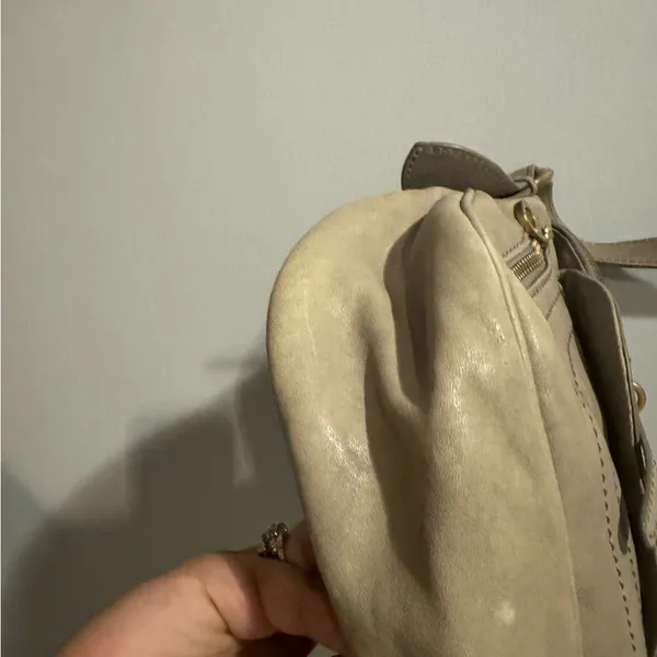 Marc Marc Jacobs Handbag Pedal to Metal Natasha‎ Crossbody Shoulder Bag Beige - Image 9