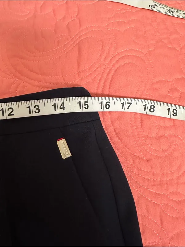 Tommy Hilfiger Navy Ankle Pants - Tapered Work Trousers - Image 7