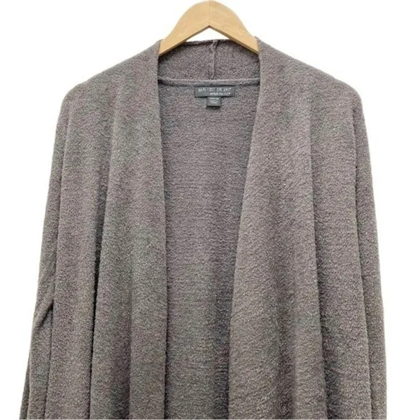 Barefoot Dreams Cardigan CozyChic Lite Island Wrap Light Brown Women’s Size XS/S - Image 5