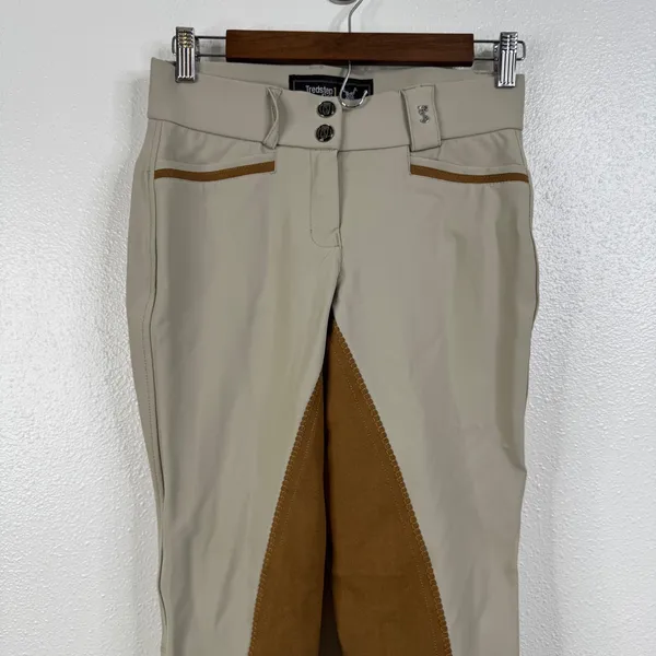 Tredstep Solo Equestrian‎ Breeches Size 26 Tan - Image 3