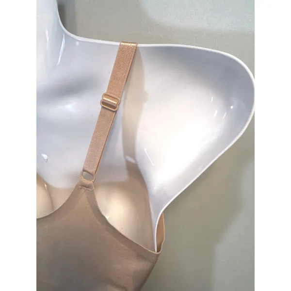 SHAPERX Beige Seamless Open‎ Bust Shapewear Bodysuit Tummy Control Small NEW - Image 4