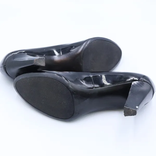 Coach Sheri Patent Leather Pumps Women 9B Black Round Toe Block Heel A3945 F2080 - Image 6