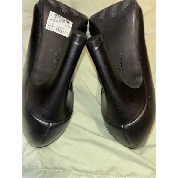 Clarks Women's Adriel Viola Dress Pump Black Leather Sz 10 - Image 12