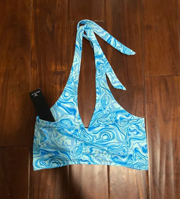 70s themed top Blue - Image 2