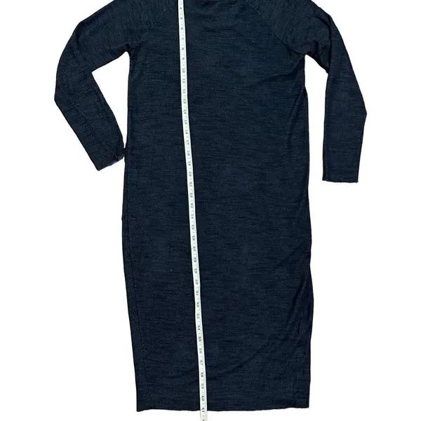 Zara‎ Womens Navy Blue Bodycon Stretchy Casual Midi sz Small - Image 5