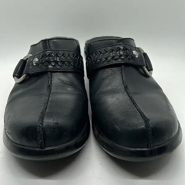 Ariat Stylish Black Leather Shasta Mules Slip On Shoes **Size 6.5** 🌸🌸 - Image 8